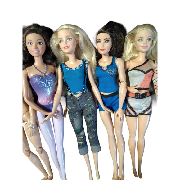 Barbie Lot of 6 Different Dolls Loose Nude WWE Ballerina My Scene - Picture 6 of 8